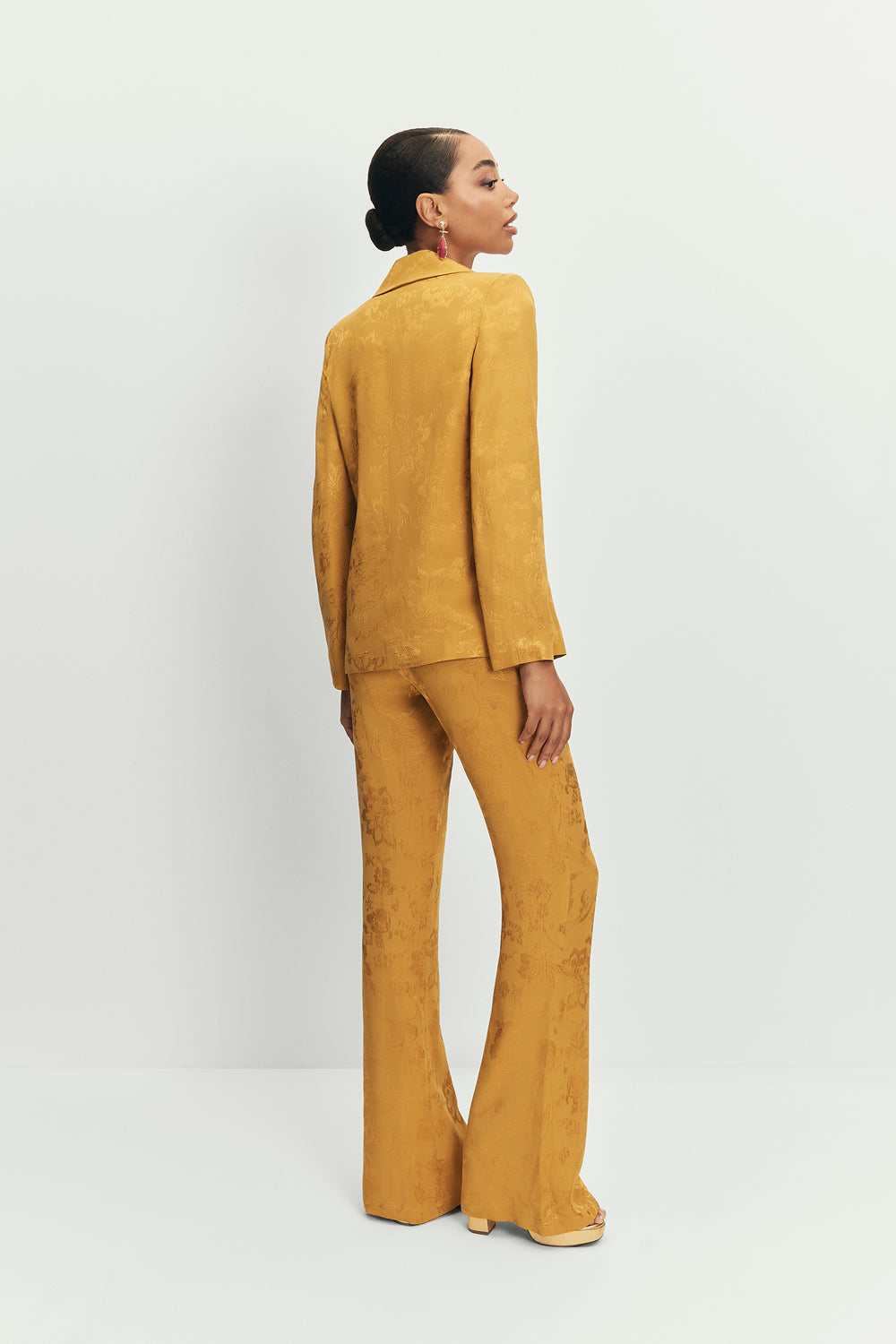 Pantalón Flare Chelsea Mostaza