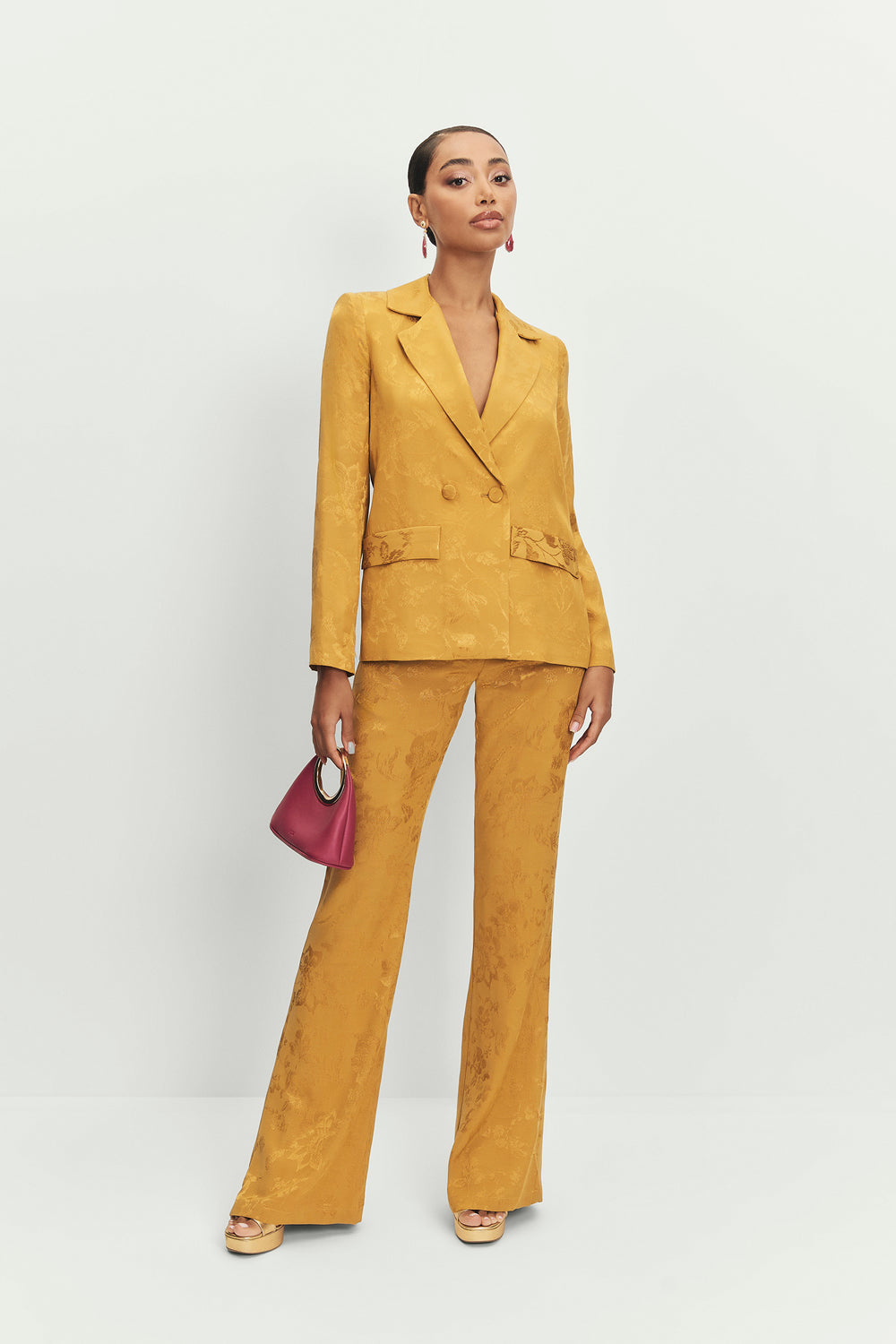 Pantalón Flare Chelsea Mostaza