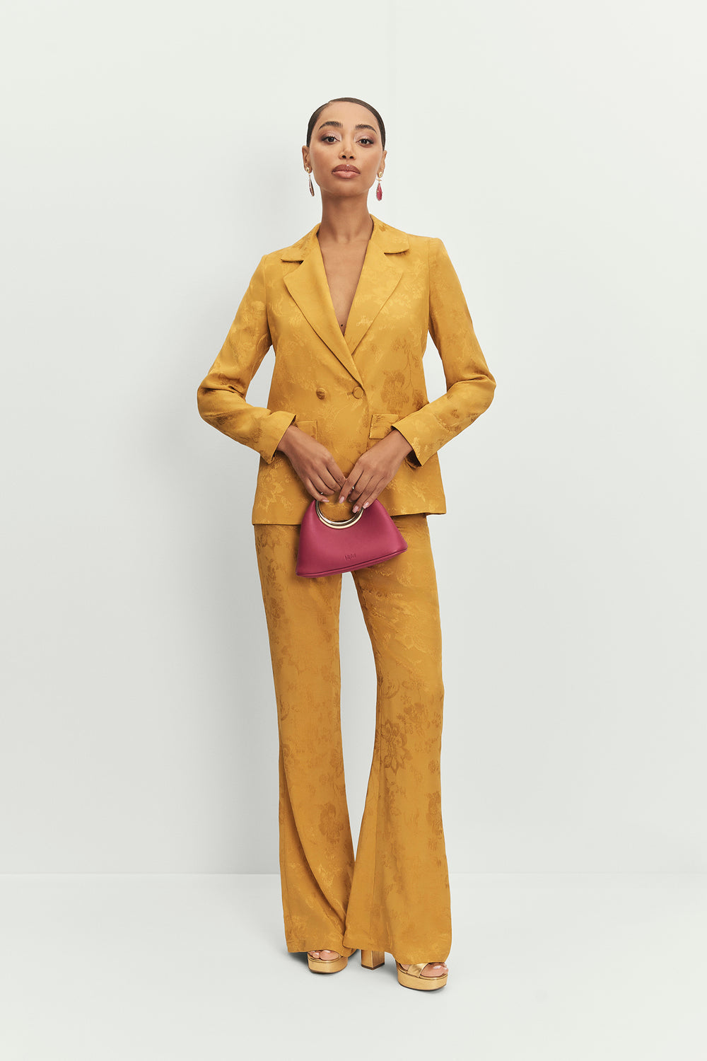 Pantalón Flare Chelsea Mostaza