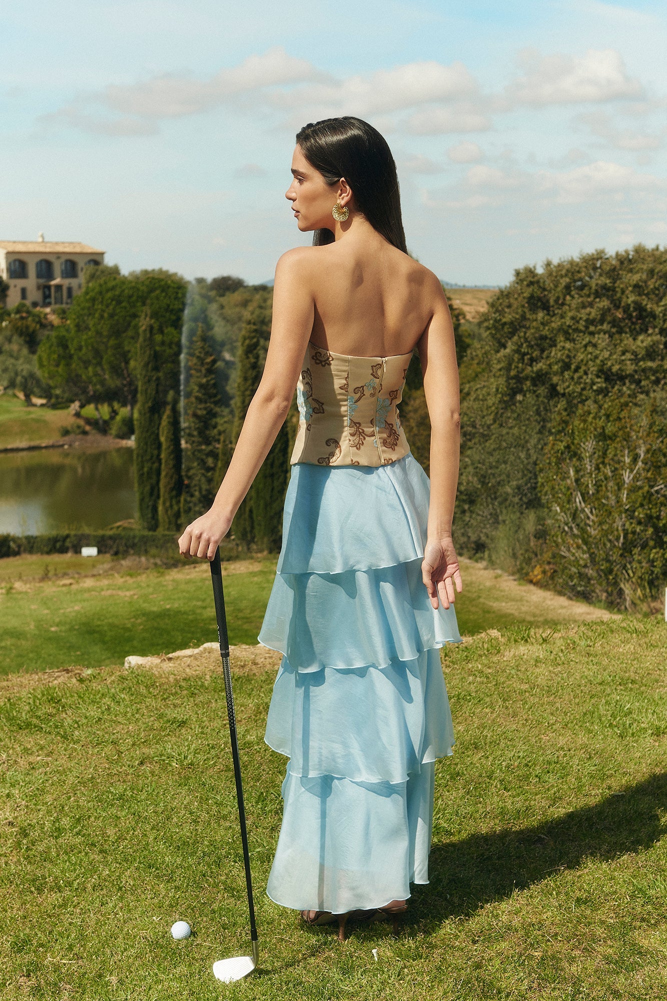 Falda Meredith Celeste