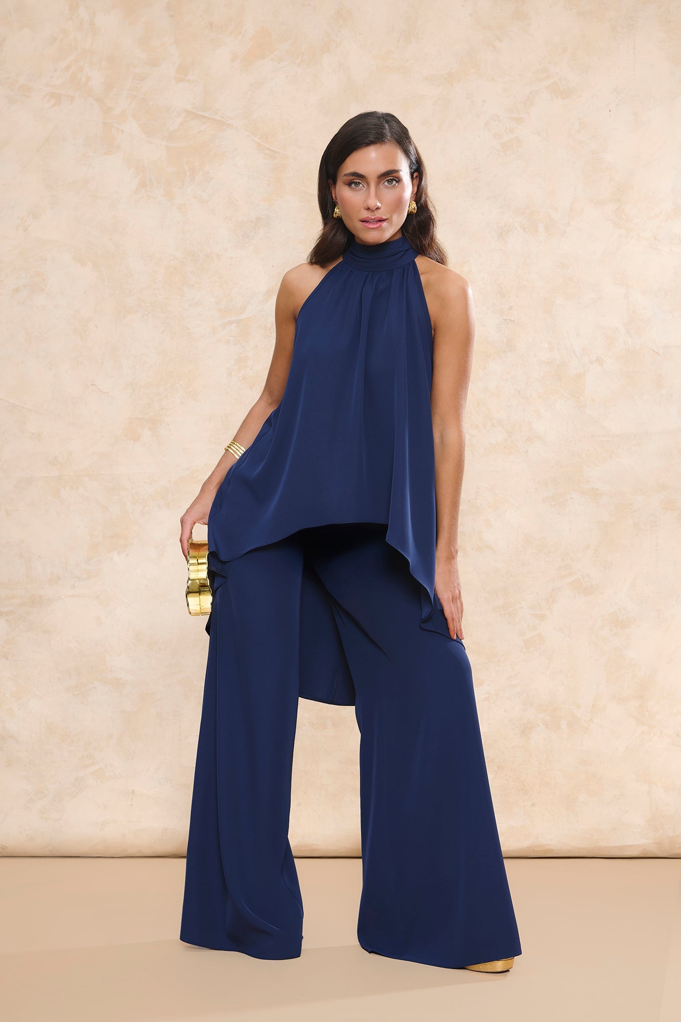 Top Nabil Azul Marino