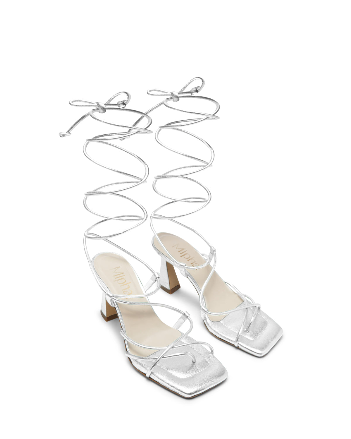 Sandalias Cairo de piel Plata