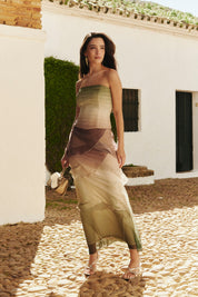 Falda Salero Degradado Verde